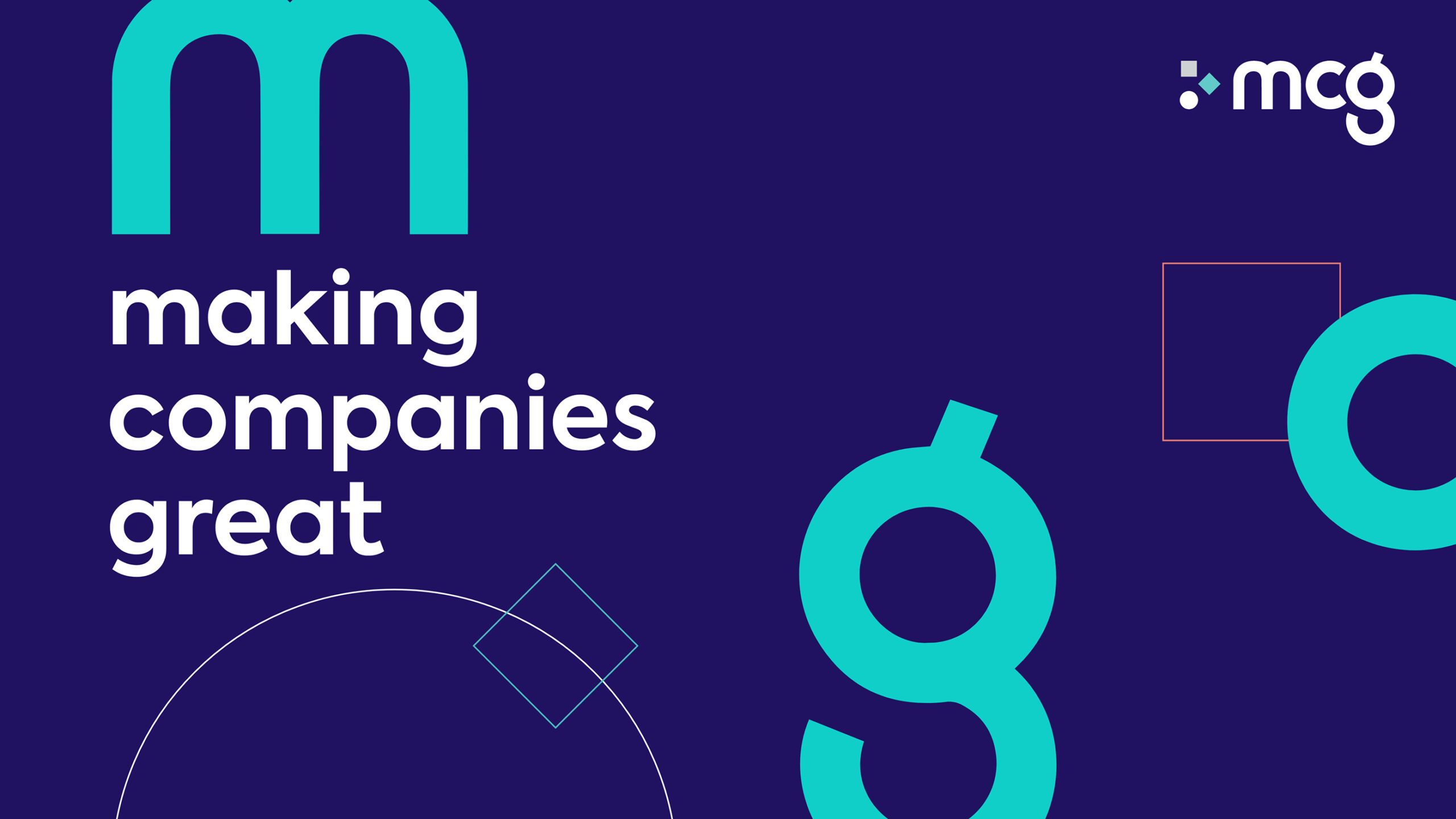 MCG making companies great logo and tagline