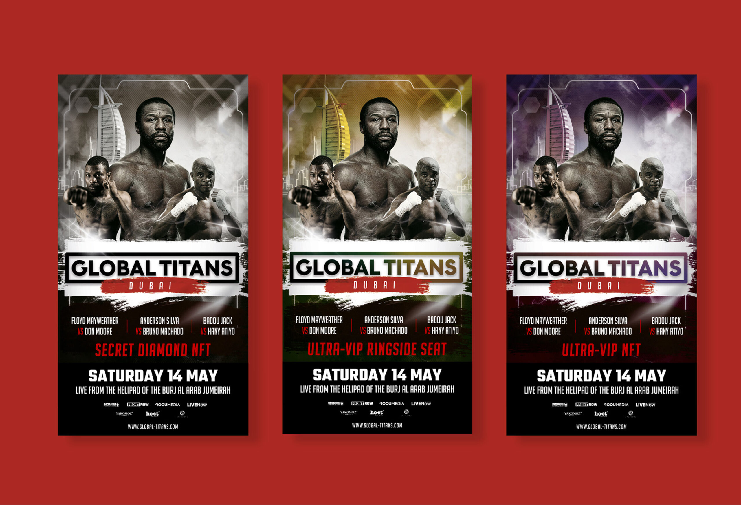 Global Titans Dubai posters