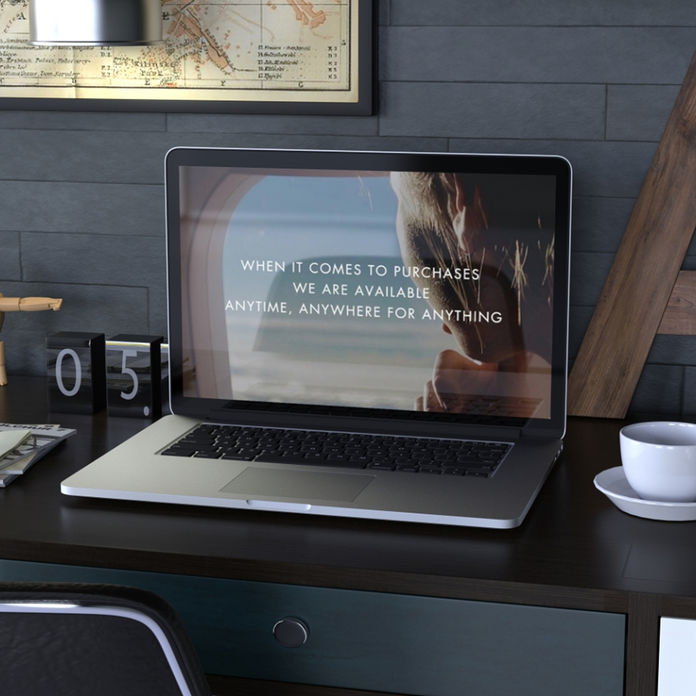 Quintessentially website on a laptop
