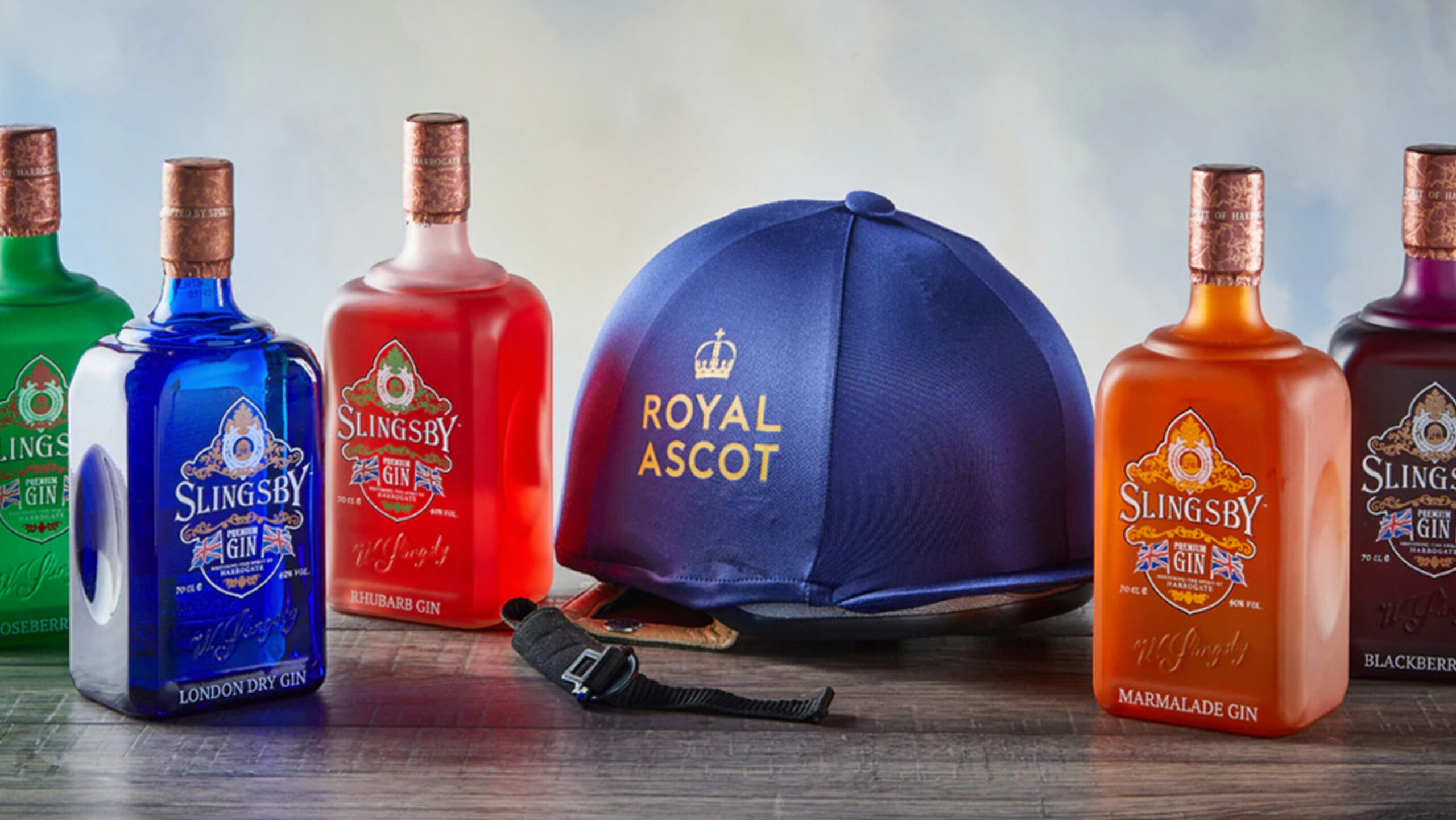 Slingsby Gin bottles at Royal Ascot