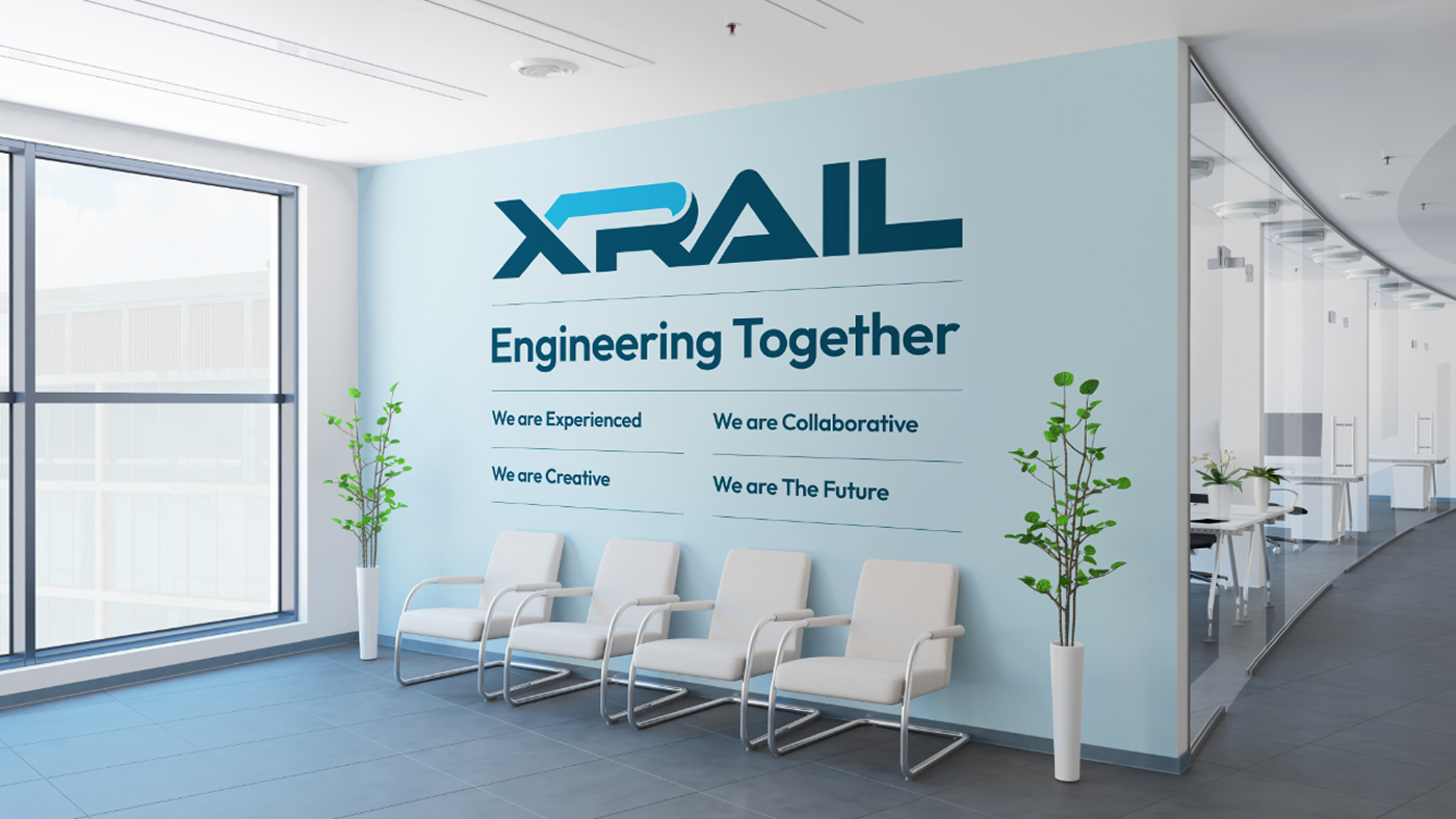 Xrail office wall graphics