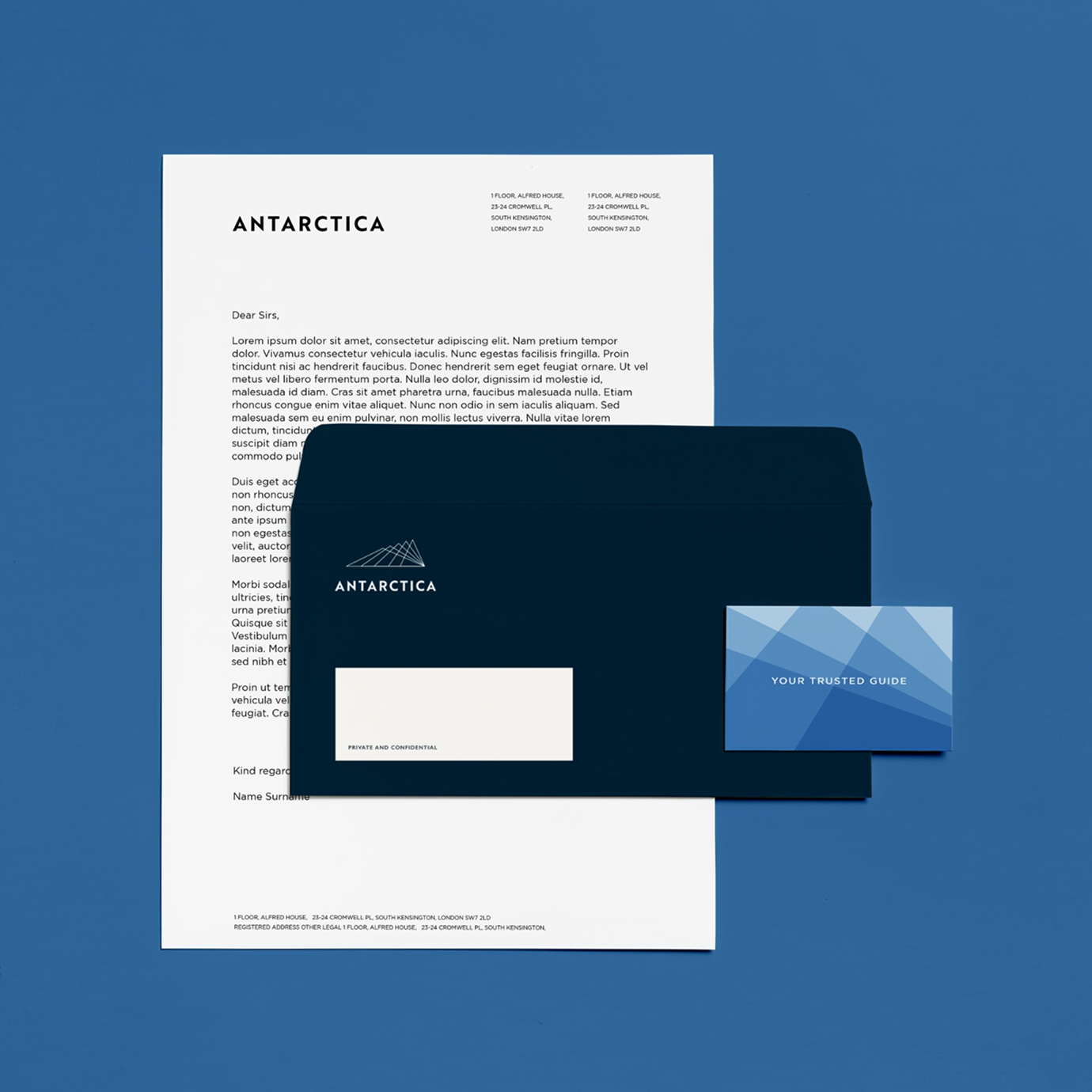 antarctica letterhead