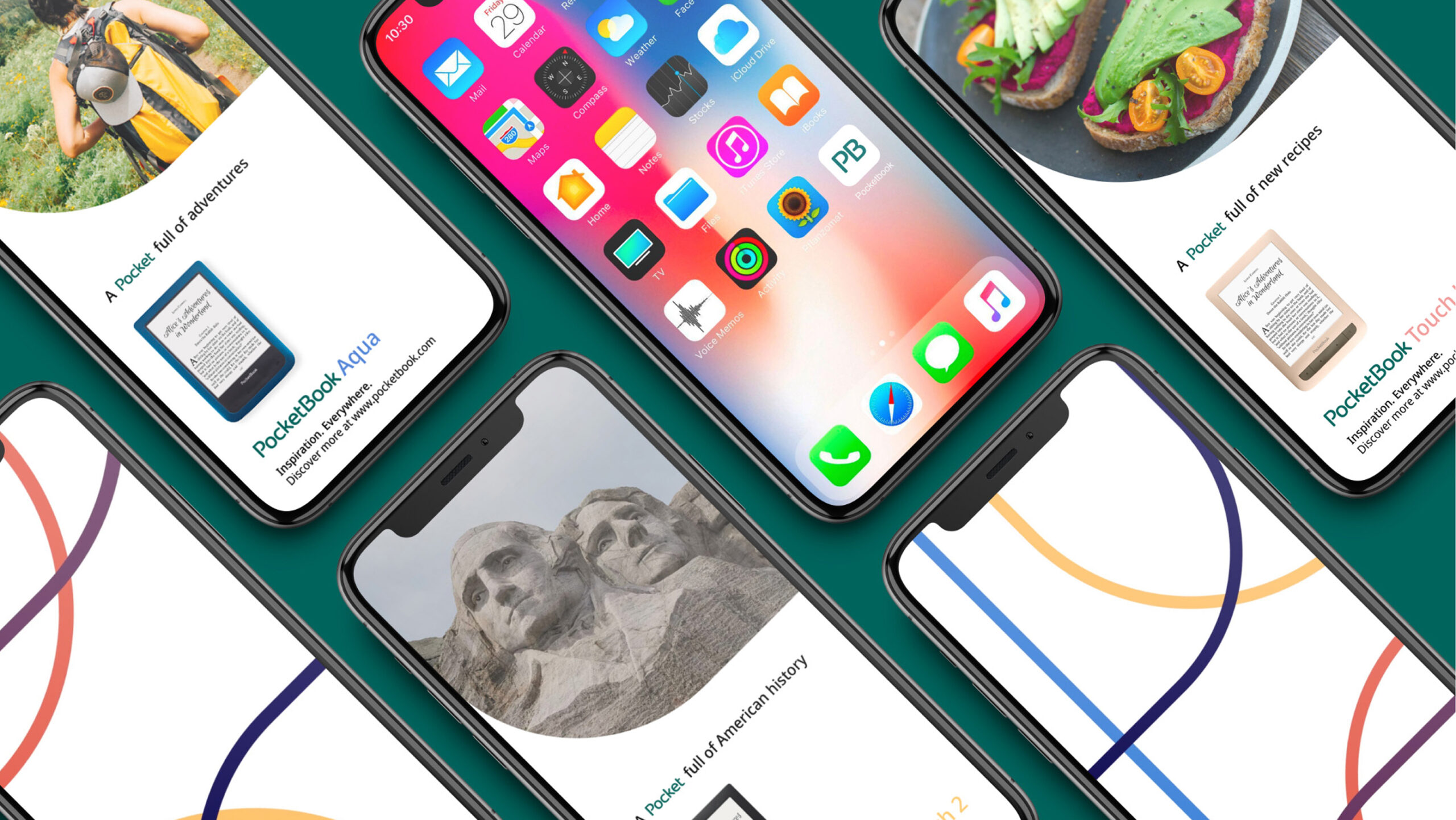 pocketbook mobile screens