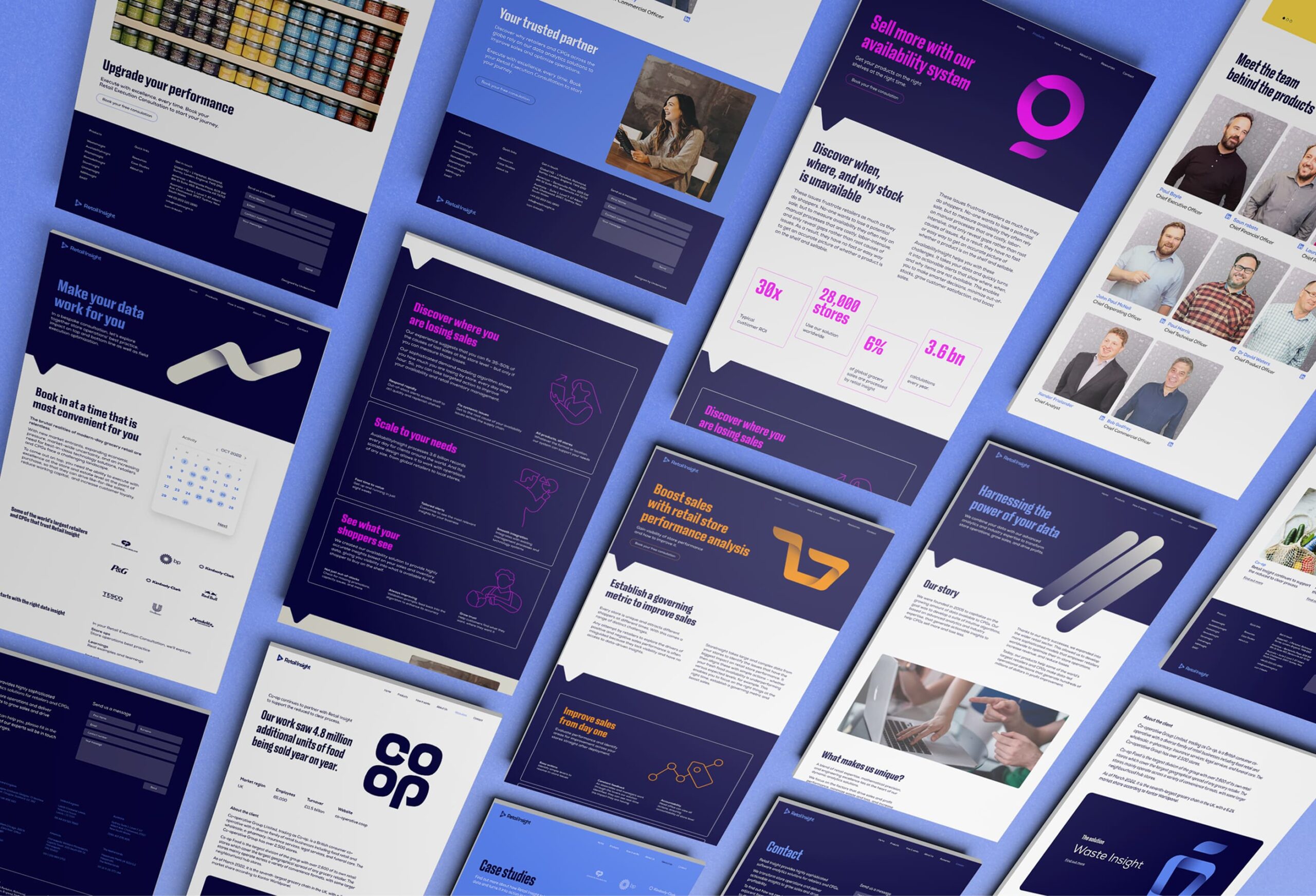 website mockups