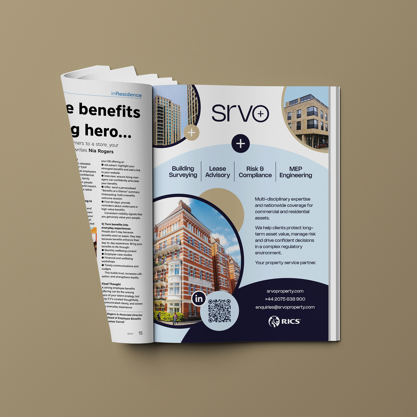 srvo magazine advert