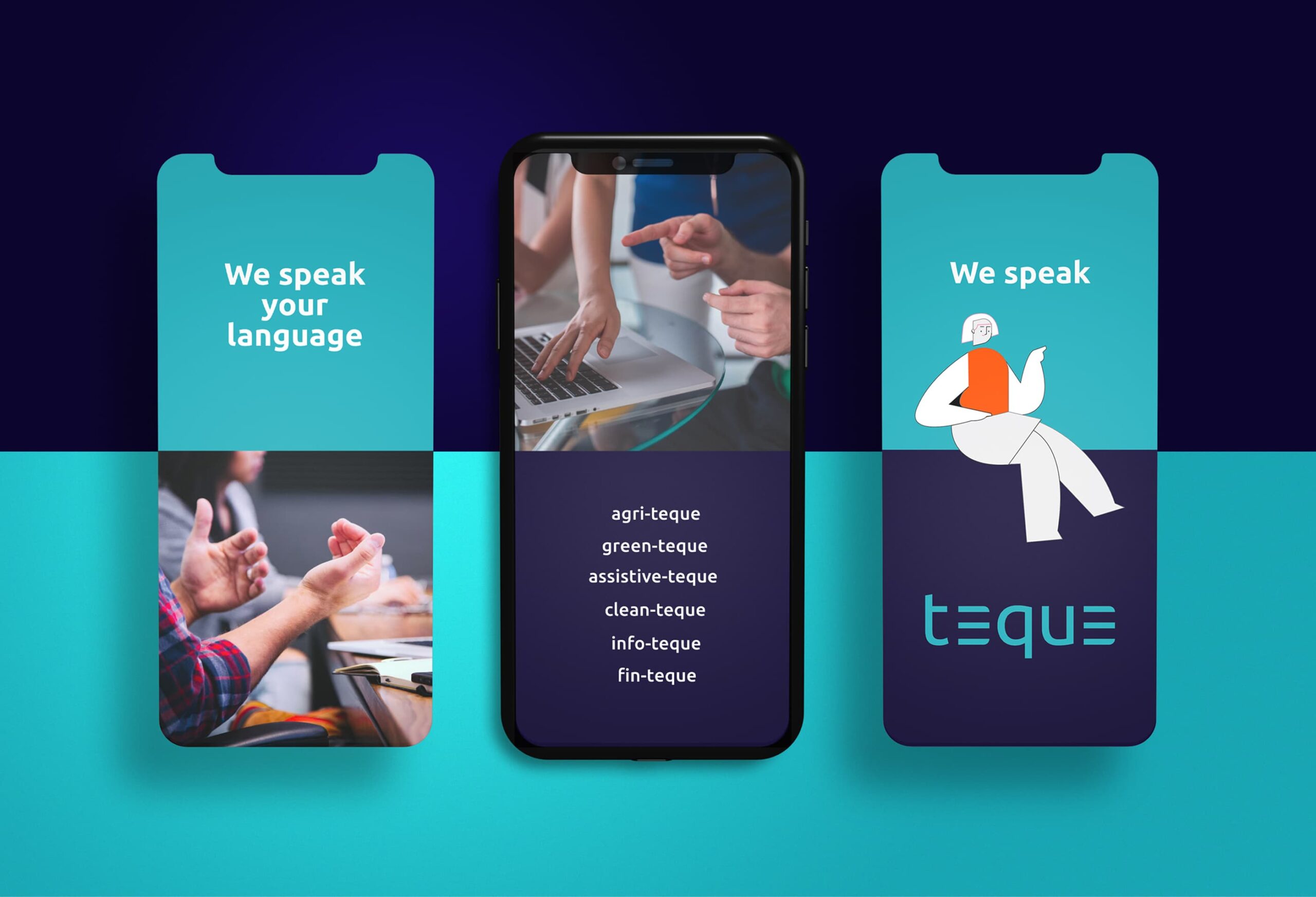 teque mobile screens