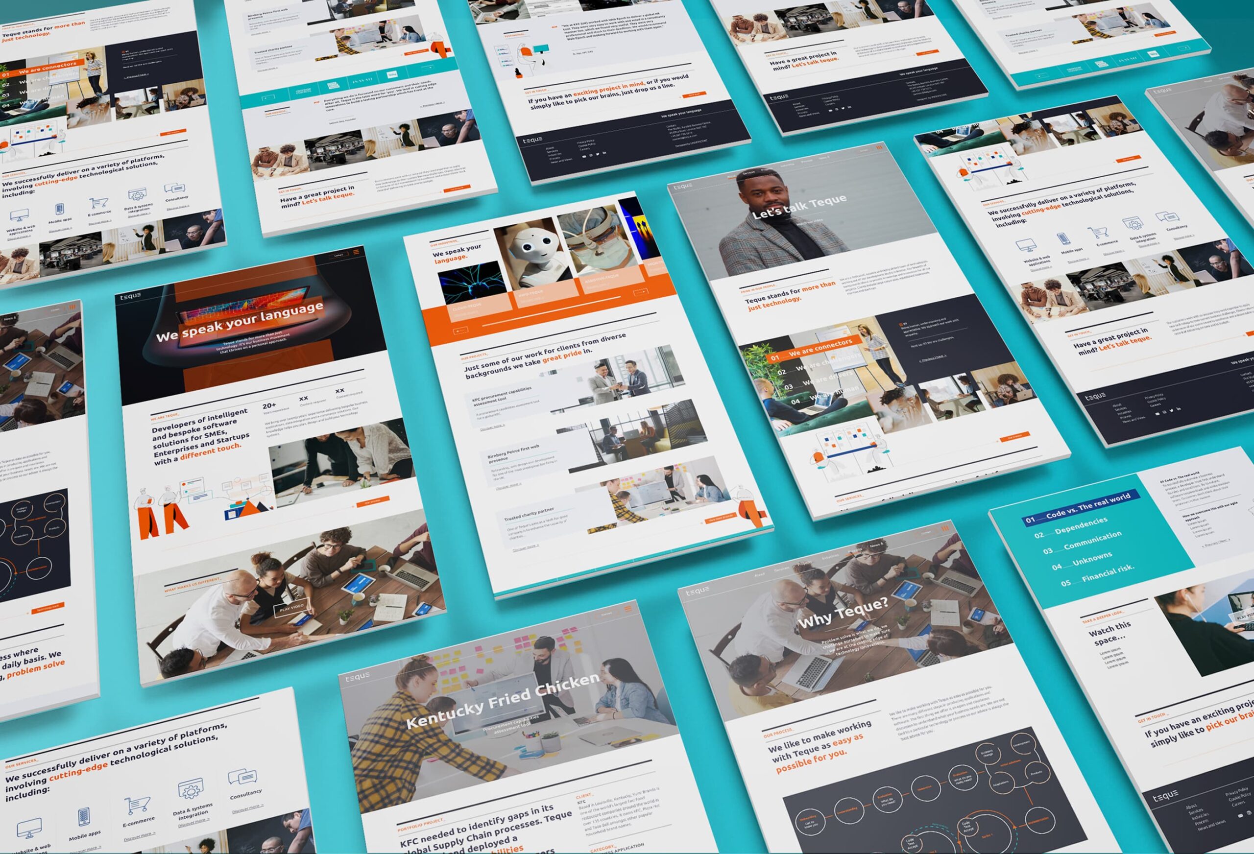 website mockups