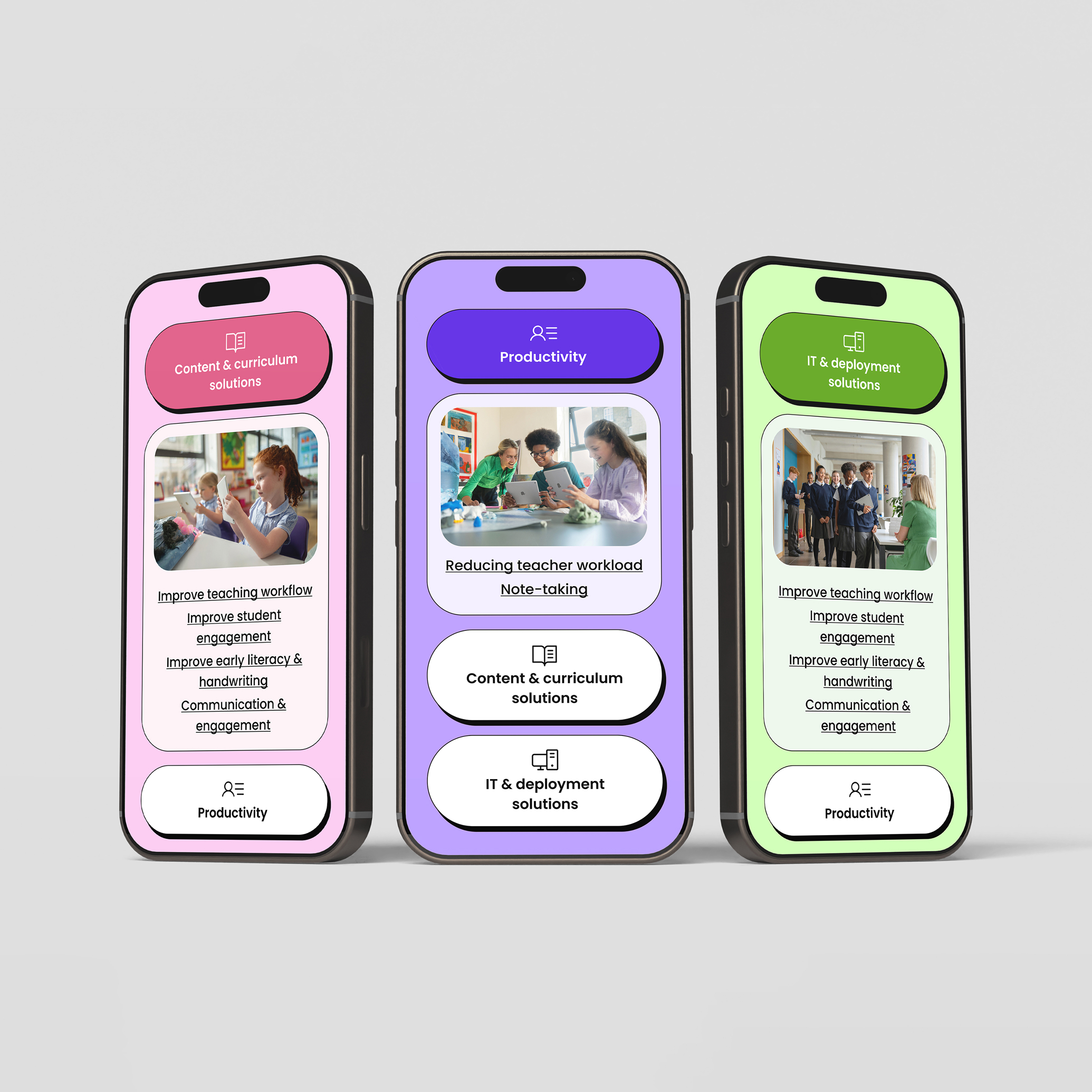 Apple EEP landing page iPhones