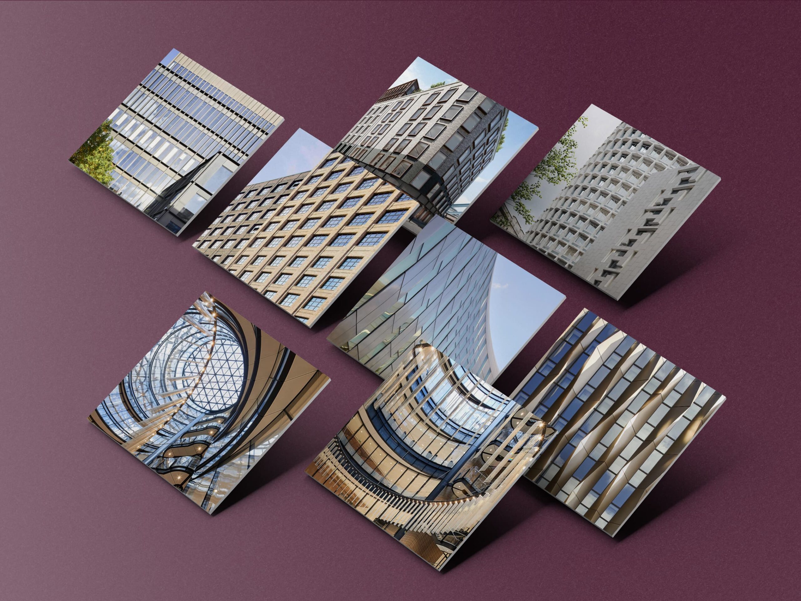 Photography of colorminiums facades