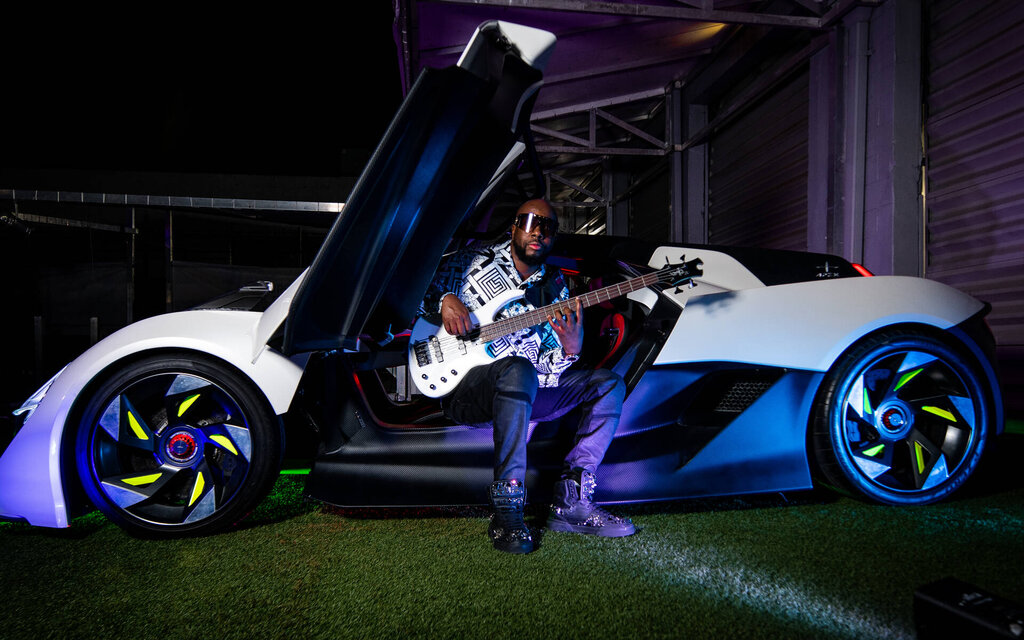 Wyclef Jean's supercar launch