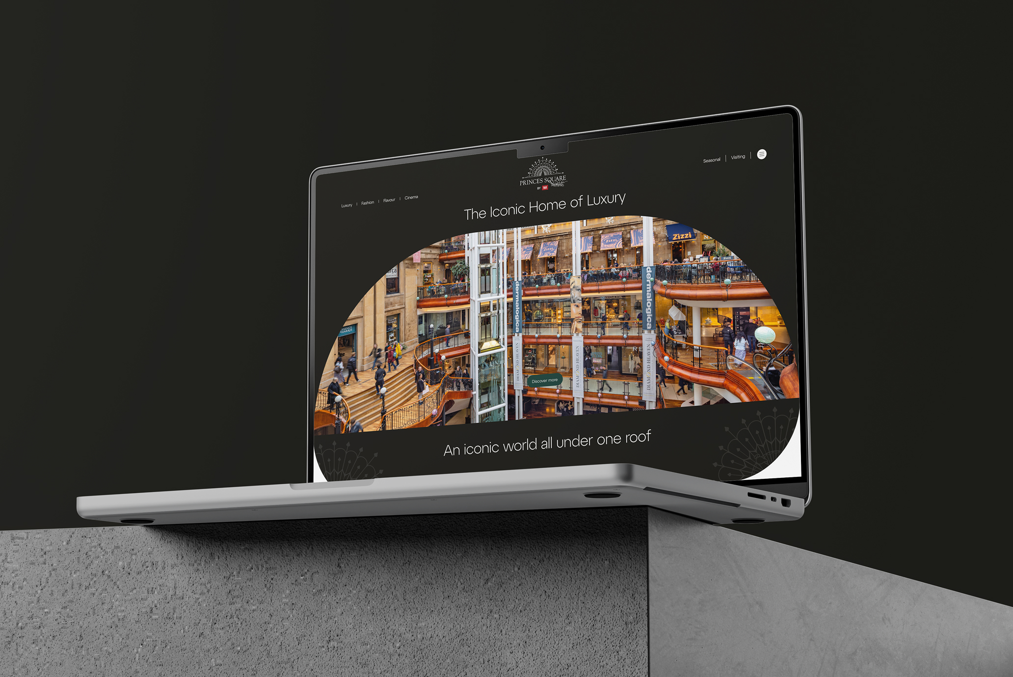 Princes Square website hero